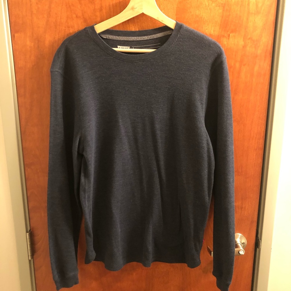 Levi’s Blue Large Thermal Waffle Knit